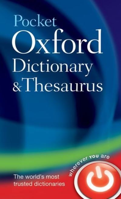 OXFORD POCKET DICTIONARY AND THESAURUS HARDBACK