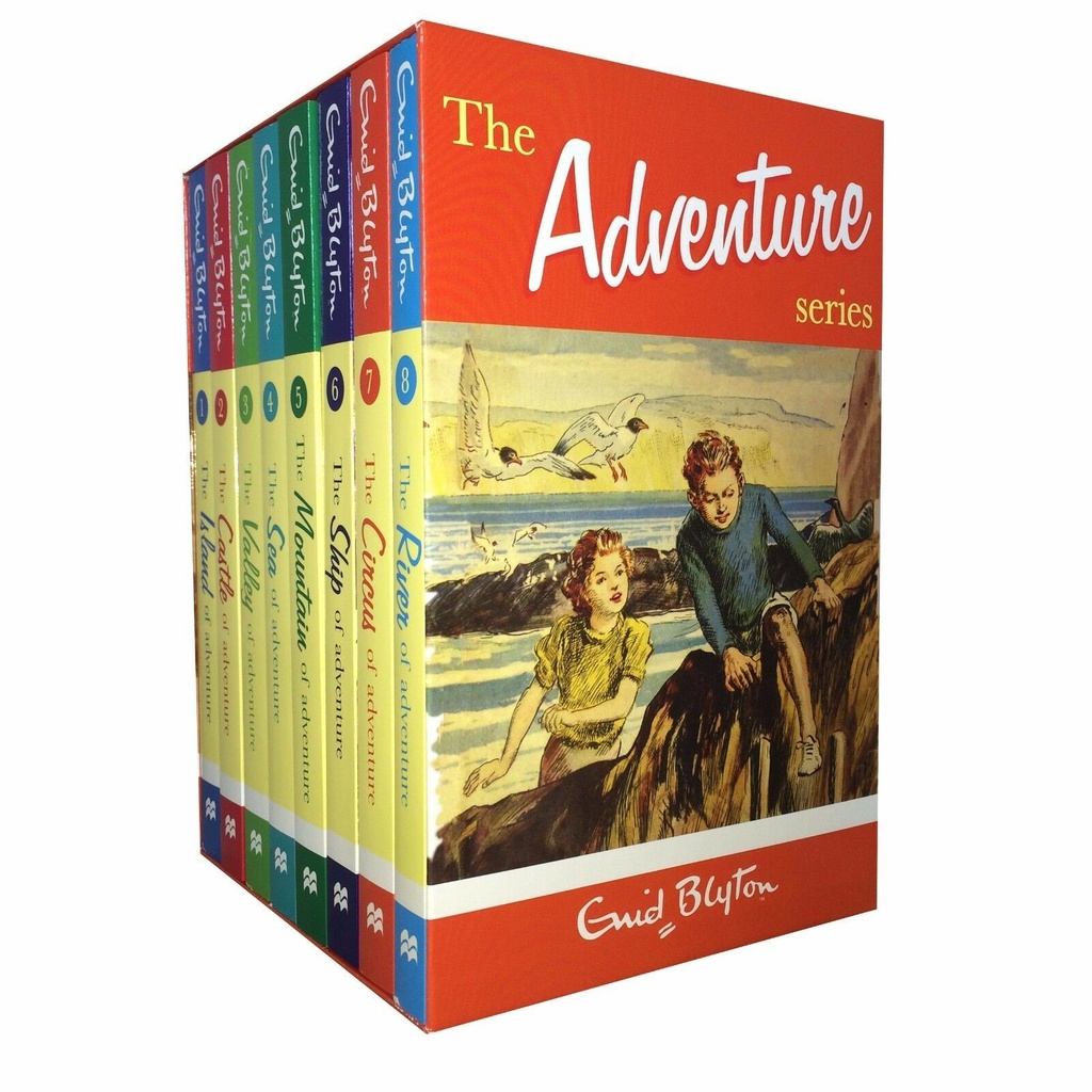 Enid Blyton Adventure Series 8 Book Box Set Collection