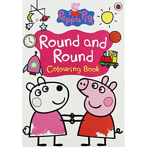 Peppa Pig - Round and Round - Colouring Book