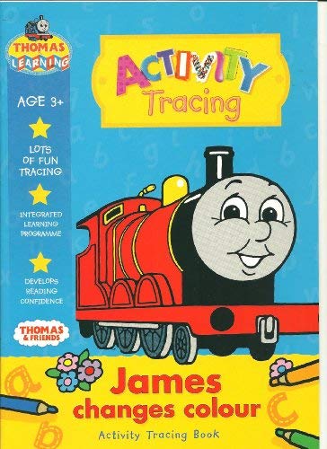 JAMES CHANGES COLOUR TRACING BOOK