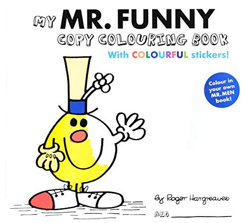 Mr Men - My Mr. Funny Colouring Book With Colourful Stickers