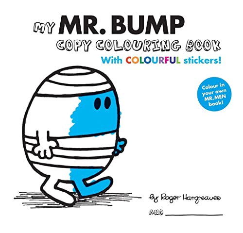 Mr Men - My Mr. Bump Colouring Book With Colourful Stickers