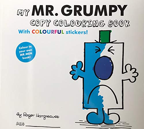 Mr Men - My Mr. Grumpy Colouring Book With Colourful Stickers