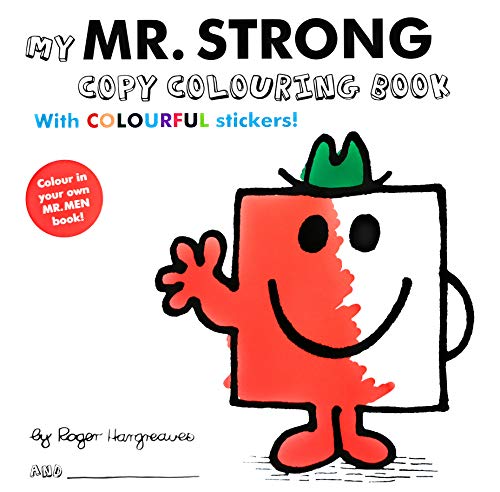 Mr Men - My Mr. Strong Colouring Book With Colourful Stickers