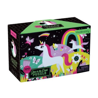 Puzzle Glow in the Dark Unicorns 100pc (Jigsaw)