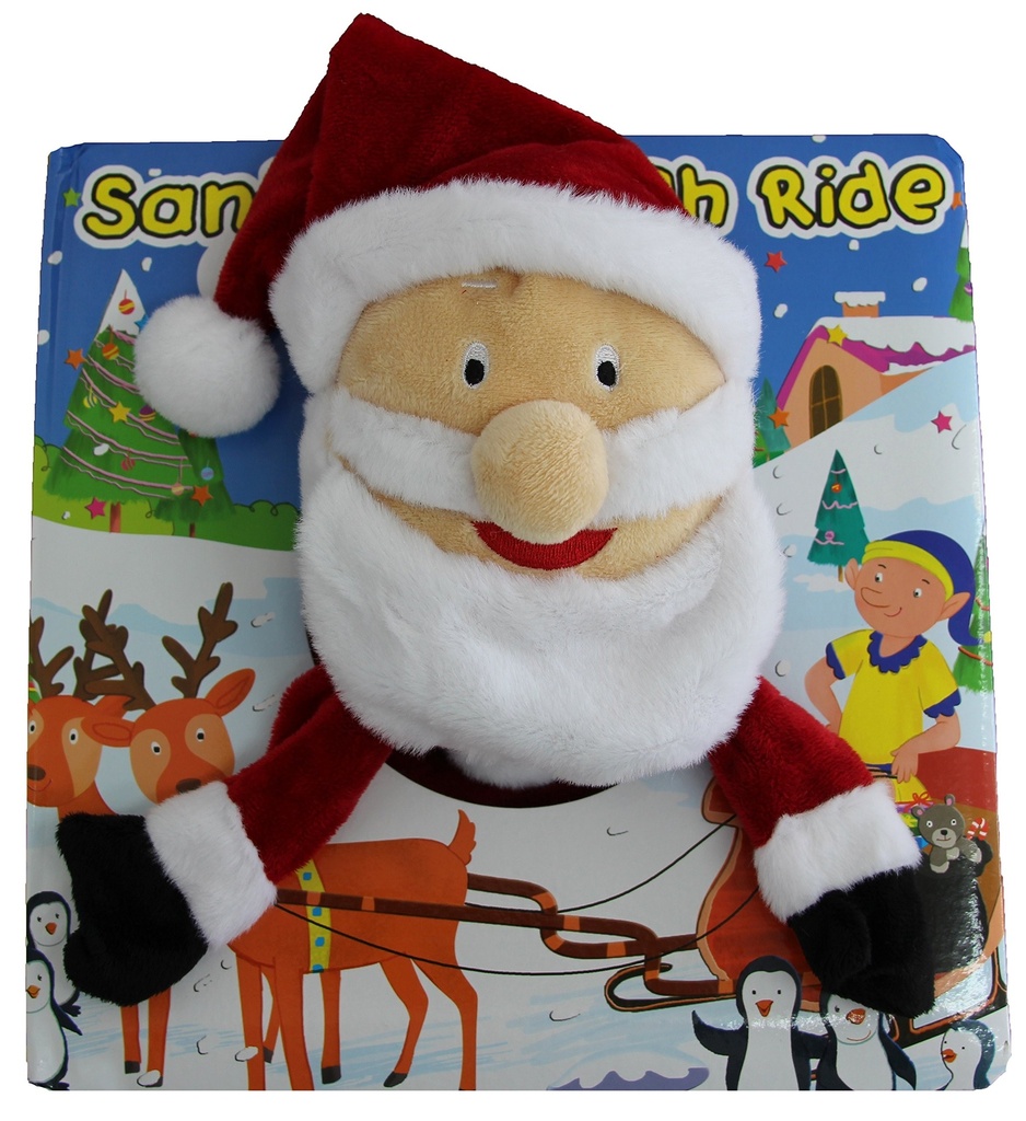 Santa's Sleigh Ride + Hand Puppet