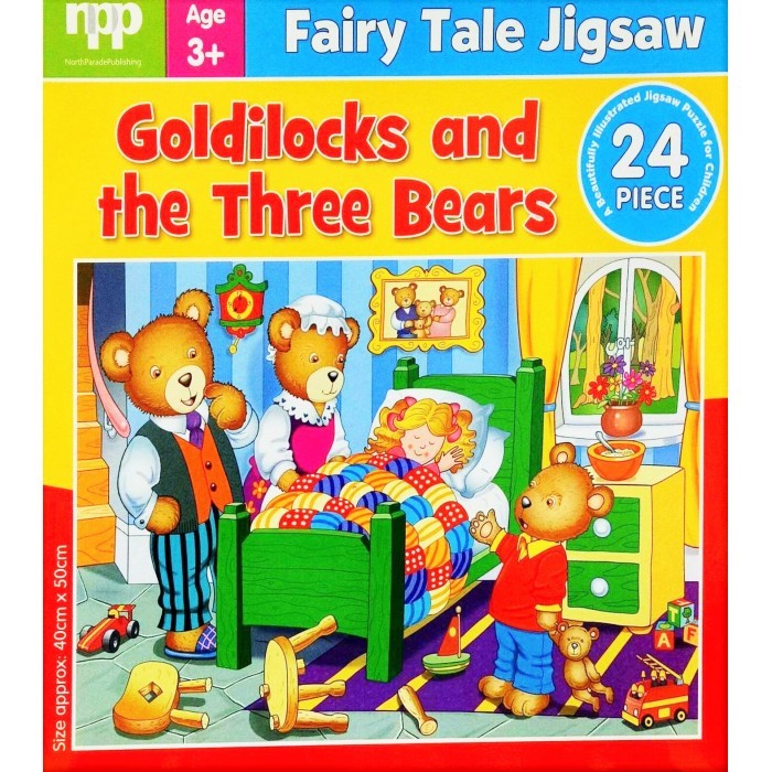 Puzzle Goldilocks and the Three Bears 24Pcs (Jigsaw)