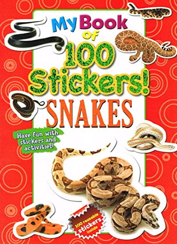 MY BOOK OF 100 STICKERS SNAKES