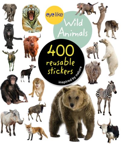 Wild Animals 400 Reusable Stickers