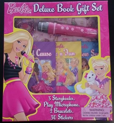 Barbie Deluxe Book Gift Set and Microphone