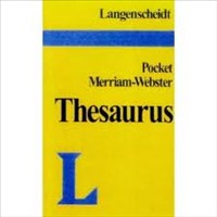 Langenscheidt's Merriam-Webster Pocket Thesaurus