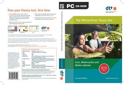 [OLD Edition] Driver Theory Test CD 8th Edition Cars Motorcycles AND Work Vehicles June 2017