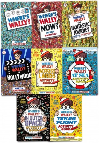 Wheres Wally Amazing Adventures 8 Book Bag Collection set