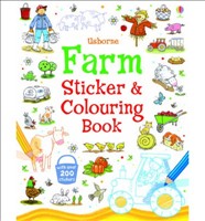 Farm Sticker and Colouring Book