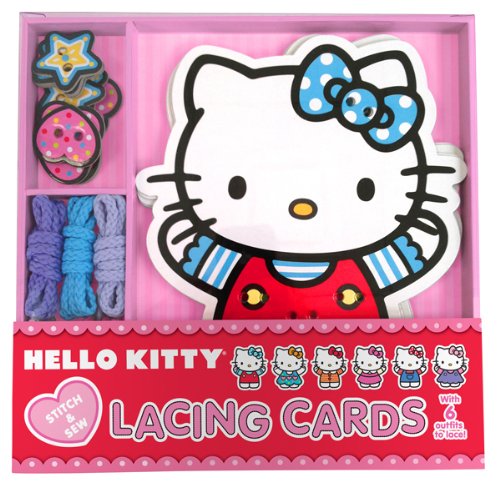 Hello Kitty- Stitch and Sew Lacing Cards