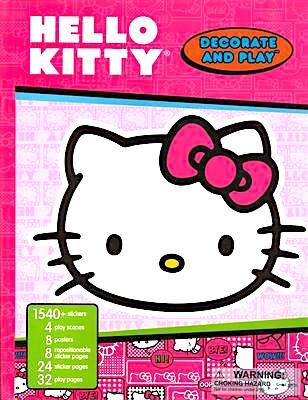 Hello Kitty Decorate and Play Sticker Book