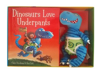 Dinosaurs Love Underpants Gift Set