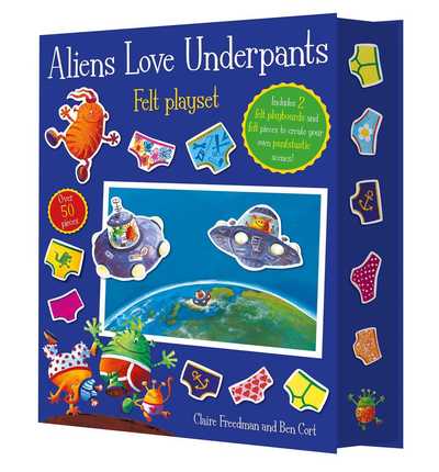 ALIENS LOVE UNDERPANTS FELT PLAYSET