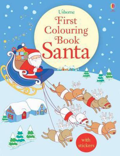 First Colouring Book Santa + stickers