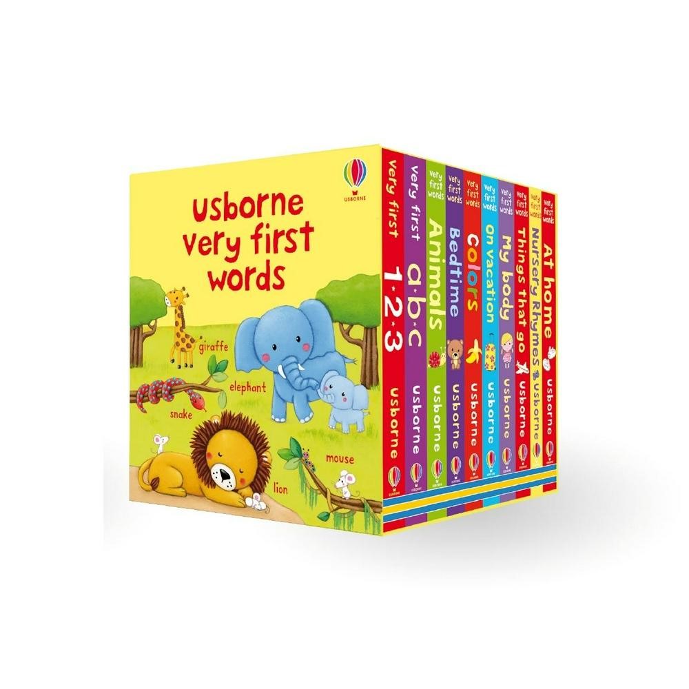 Very First Words Collection 10 Books Box Set Usborne