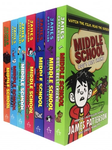 Middle School 7 Books Collection Set