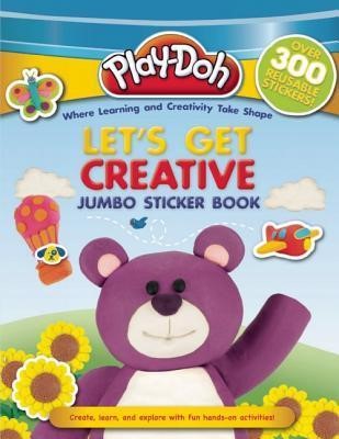 Play Doh Lets Get Creative Jumbo Sticker Book