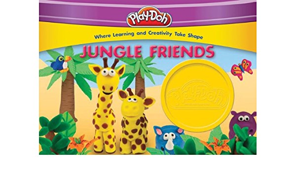 Jungle Friends Play Doh Book