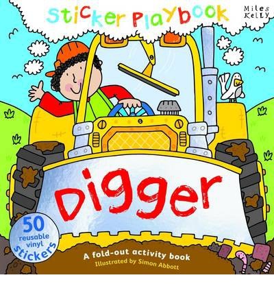 Digger Sticker Playbook (Playbooks) (Spiral bound)