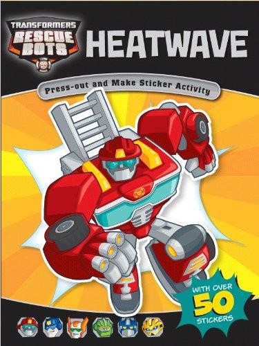 Transformer Rescue Bots Heatwave Sticker Activity