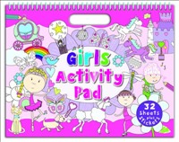 Girl's Activity Pad with Stickers