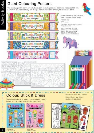 Princess Giant Colouring Poster