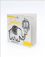 Wee Gallery Board Books Safari A Slide AND Play Book