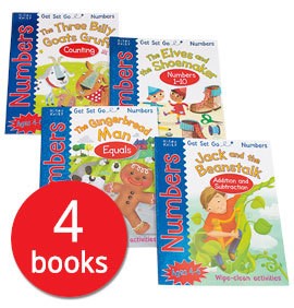 Get Set Go Numbers (4 Books)