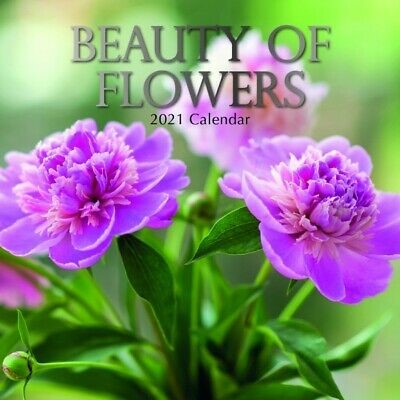 Calendar 16 Month 2021 Beauty of Flowers