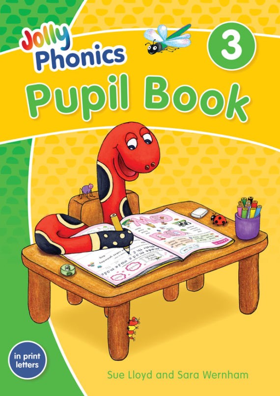 Jolly Phonics Pupil Book 3 (colour edition) in print letters