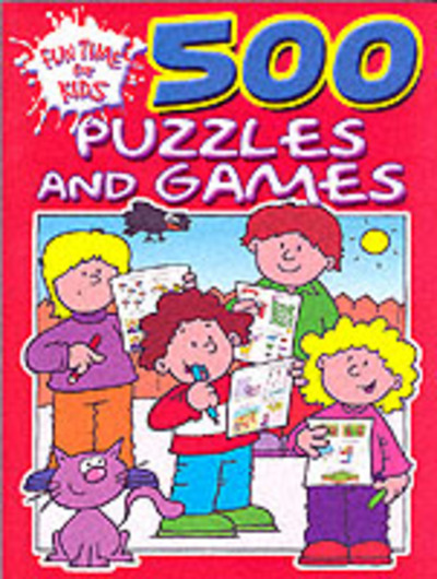 500 Puzzles And Games Fun Time For Kids