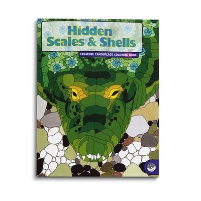 HIDDEN SCALES AND SHELLS COLOURING BOOK