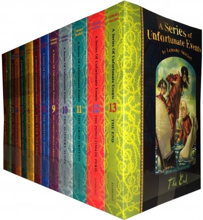 A Series of Unfortunate Events Complete Collection 13 Children Books Set