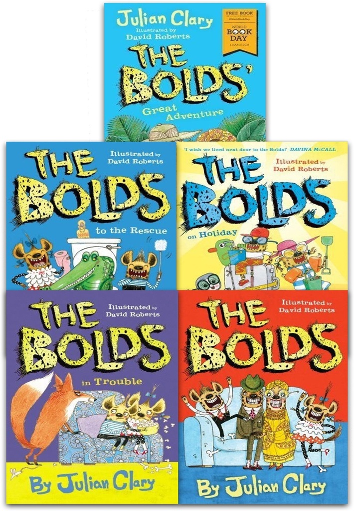 Julian Clary The Bolds Collection 5 Books Set