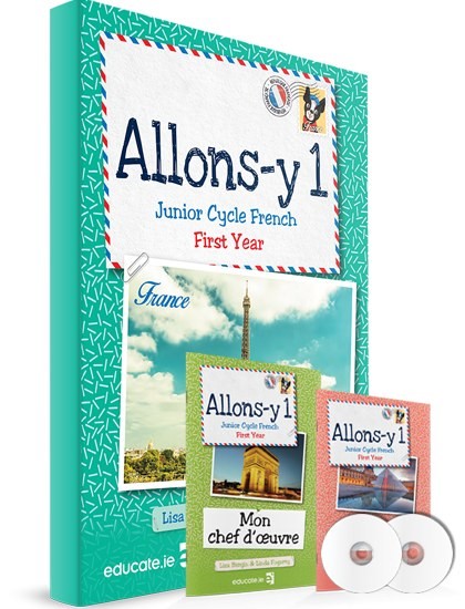 [OLD EDITION] Allons-y 1 (Set) 1st Year Junior Cycle French (Free e-book) - (USED)