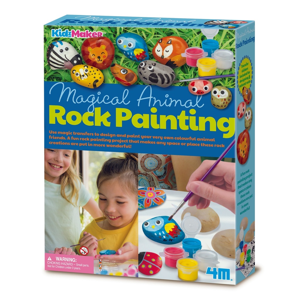 Magical Animal Rock Painting