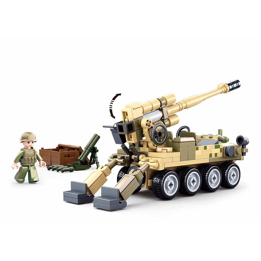 Model Bricks-Bobcat 8x8 All Terrain Assault Vehicle Sluban