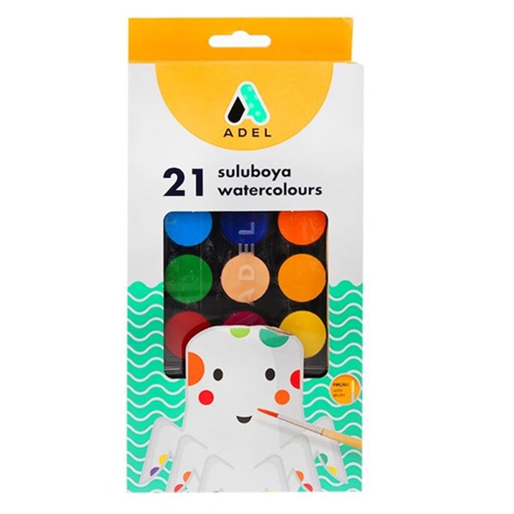 Watercolours 21pk ADEL