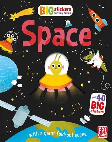 Big Stickers for Tiny Hands Space  With scenes, activities and a giant fold-out picture