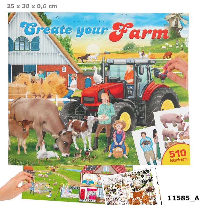 Create Your Farm Colouring Book