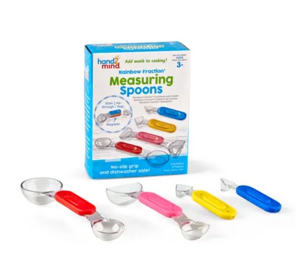 Measuring Spoons Rainbow Fraction