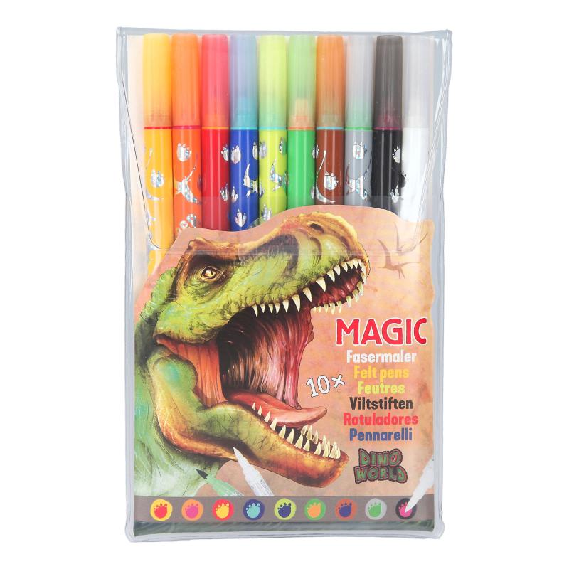 DINO WORLD Magic Markers