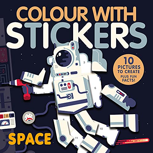 Colour with Stickers: Space 