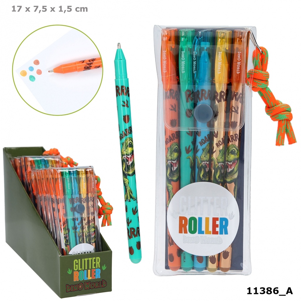 DINO WOLRD Gel Pen Set