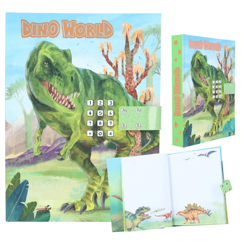 Dino World Diary With Code And  Sound